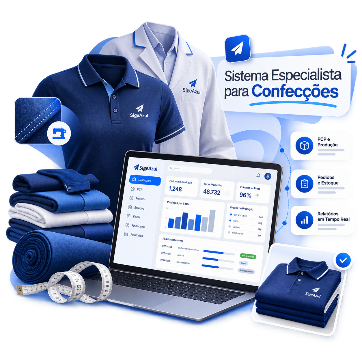Sistema especialista para confecções